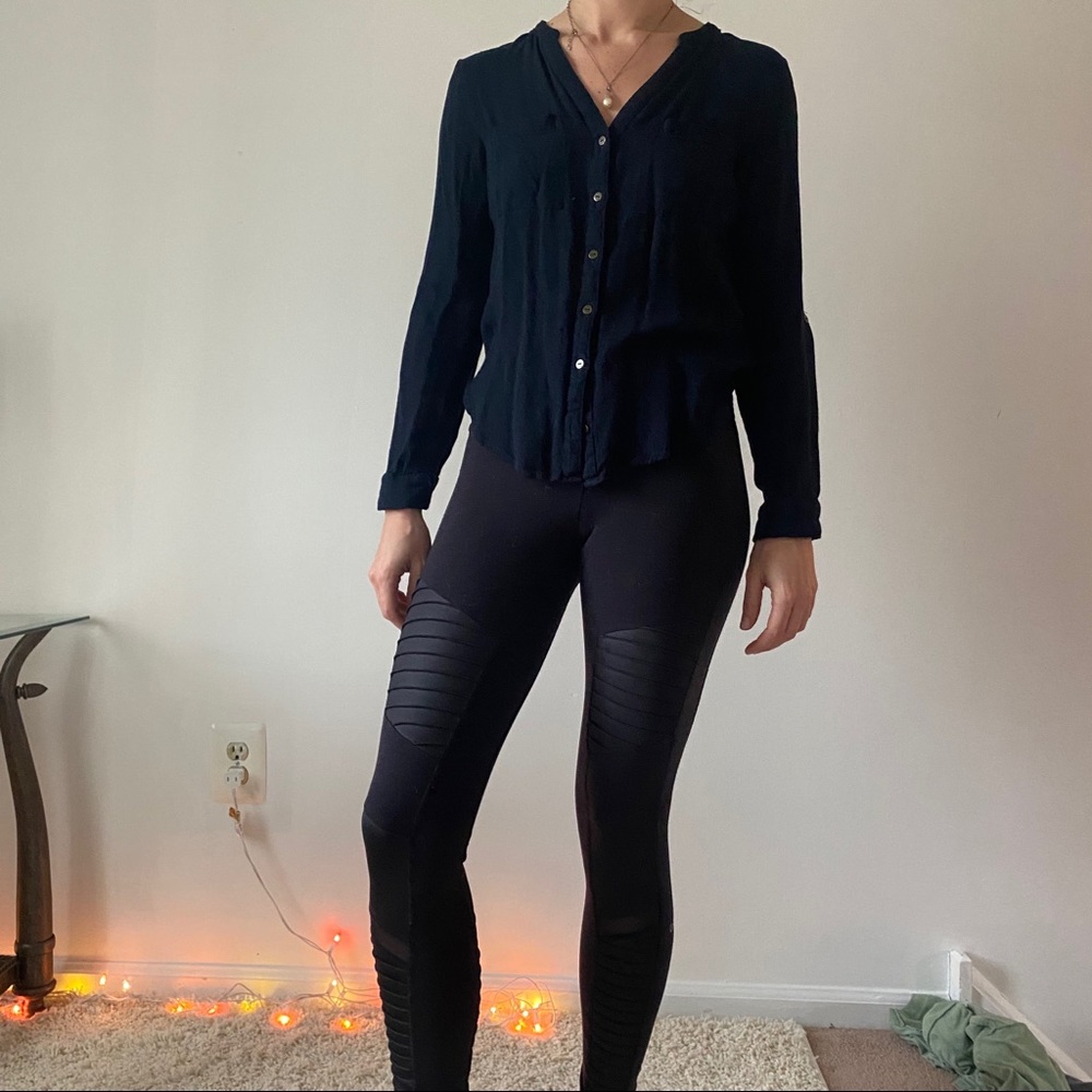 Black Button Down Shirt from Garage